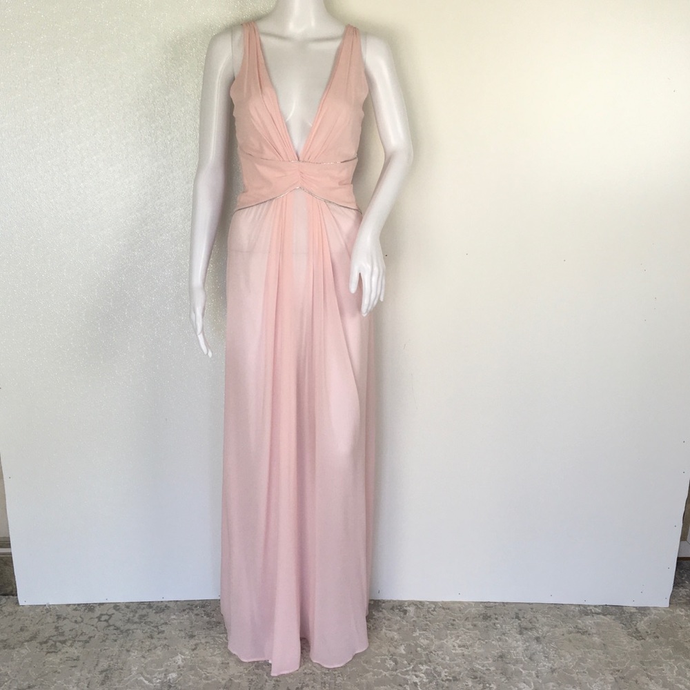 LA PERLA SLEEPING GOWN WOMEN SIZE 8 BABY PINK GI84